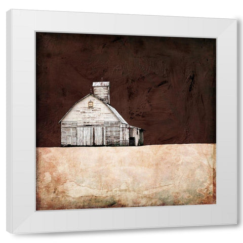 Neutral Brown Farm White Modern Wood Framed Art Print by Mabat, Ynon