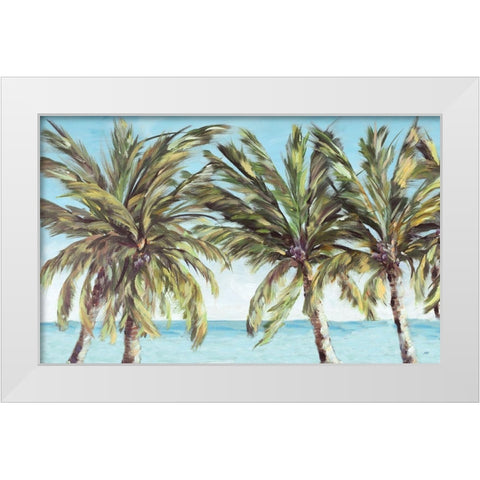 View of the Coastline White Modern Wood Framed Art Print by DeRice, Julie