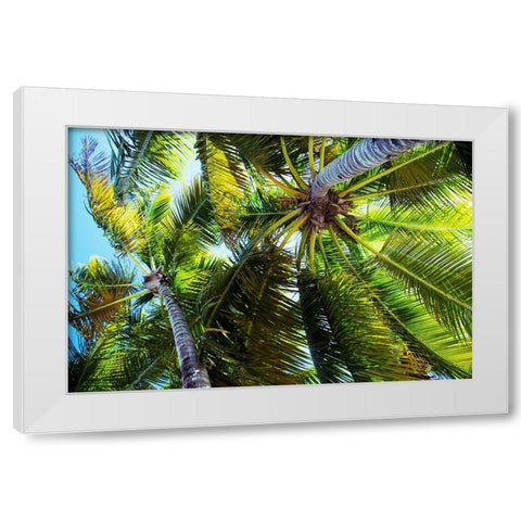 The Shady Spots I White Modern Wood Framed Art Print by Navas, Emily