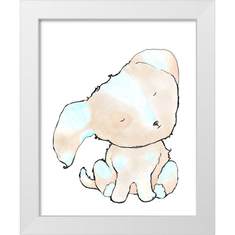 Rise and Shine White Modern Wood Framed Art Print by Diannart