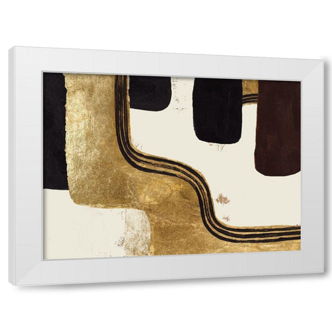 Retro Safari White Modern Wood Framed Art Print by Pinto, Patricia