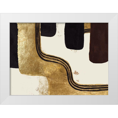 Retro Safari White Modern Wood Framed Art Print by Pinto, Patricia