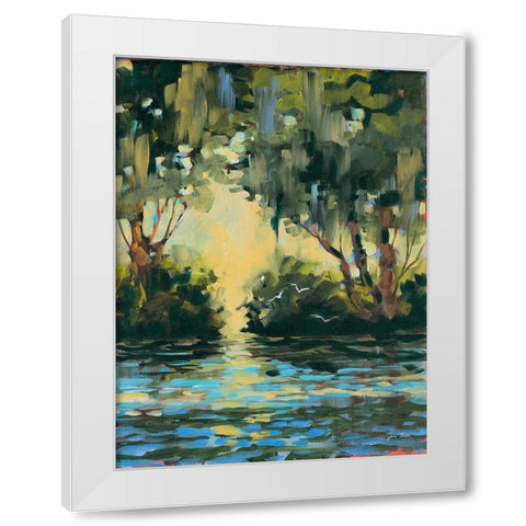 Deep in the Forest White Modern Wood Framed Art Print by Slivka, Jane