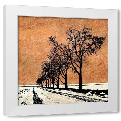 Minimalist Dream White Modern Wood Framed Art Print by Mabat, Ynon