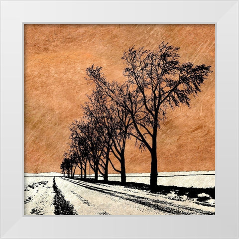 Minimalist Dream White Modern Wood Framed Art Print by Mabat, Ynon
