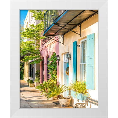 Southern Charm White Modern Wood Framed Art Print by Bill Carson Photography