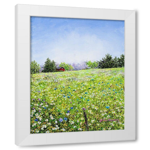 Rise and Shine White Modern Wood Framed Art Print by Redding, James