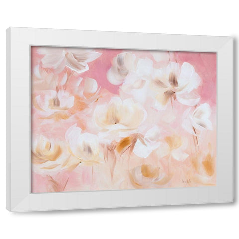 Softly Awakened White Modern Wood Framed Art Print by Loreth, Lanie