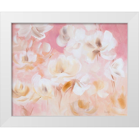 Softly Awakened White Modern Wood Framed Art Print by Loreth, Lanie