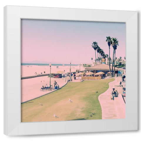 Summer Days White Modern Wood Framed Art Print by Schoepfer, Lauren