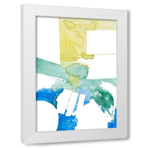 Urban Waters White Modern Wood Framed Art Print by Danelle, B.