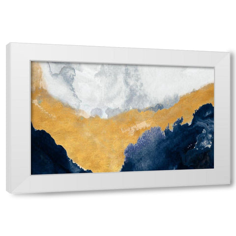 The Study Below White Modern Wood Framed Art Print by Danelle, B.