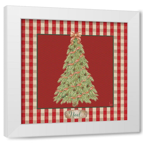 Hometown Christmas I White Modern Wood Framed Art Print by Metz, Andi
