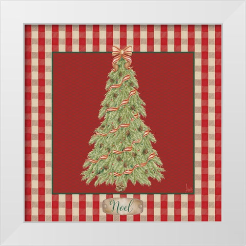 Hometown Christmas I White Modern Wood Framed Art Print by Metz, Andi
