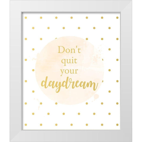 Daydream White Modern Wood Framed Art Print by Quach, Anna