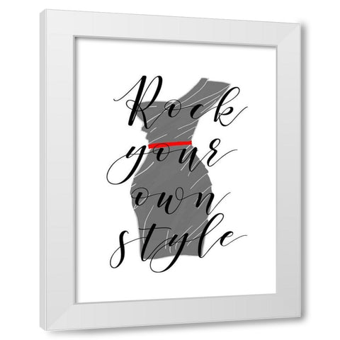 Style White Modern Wood Framed Art Print by Quach, Anna