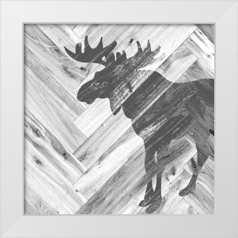 Great Outdoors White Modern Wood Framed Art Print by Quach, Anna