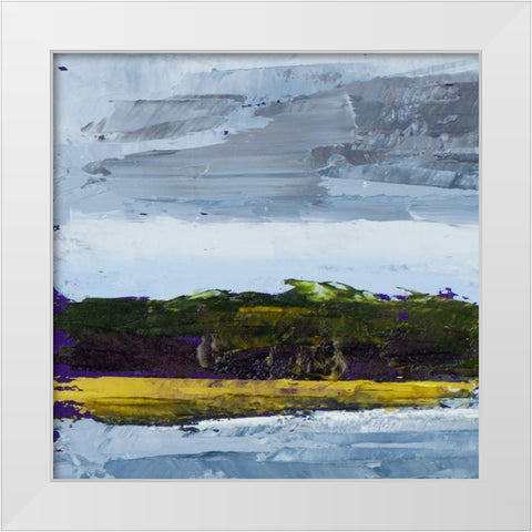Overcast Days in Town I White Modern Wood Framed Art Print by Green, Jenny