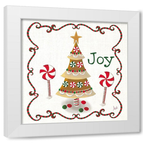 Gingerbread Forest III White Modern Wood Framed Art Print by Metz, Andi