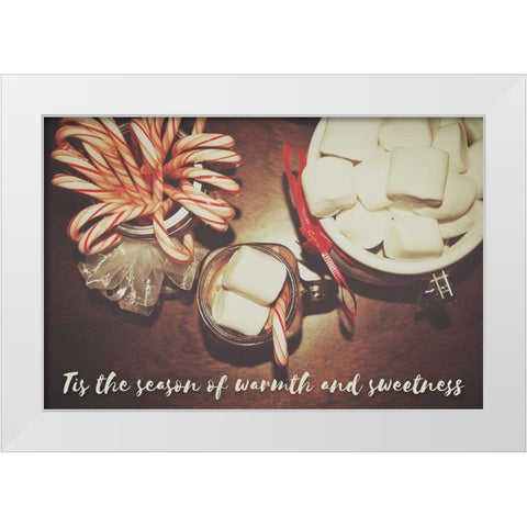 Season of Warmth and Sweetness White Modern Wood Framed Art Print by Wilson, Kali