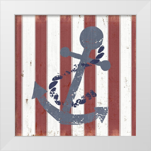 American Coastal III White Modern Wood Framed Art Print by Quach, Anna