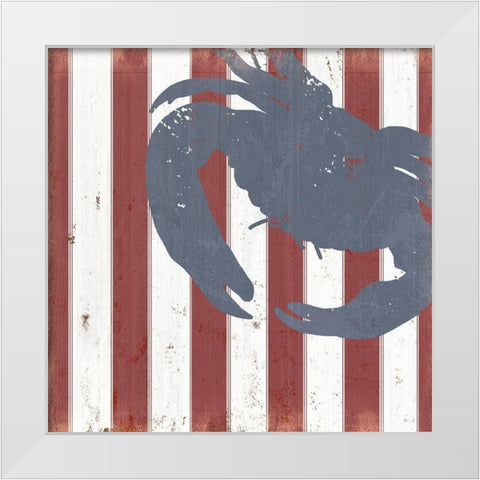 American Coastal I White Modern Wood Framed Art Print by Quach, Anna