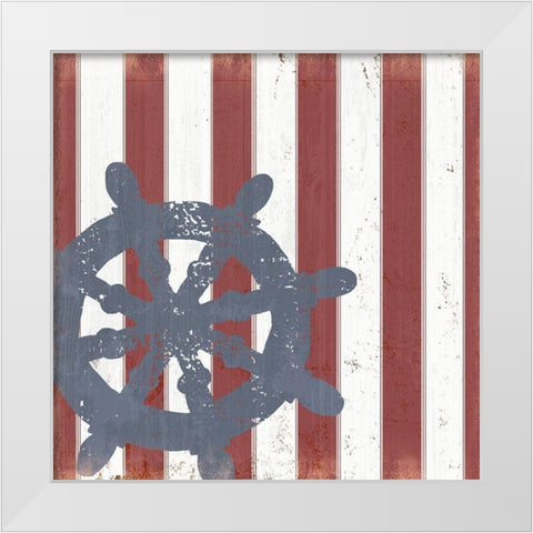 American Coastal II White Modern Wood Framed Art Print by Quach, Anna