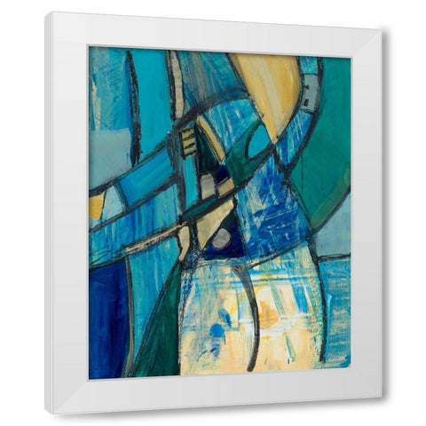 Rare Charm White Modern Wood Framed Art Print by Maria, Robin