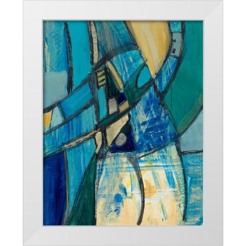 Rare Charm White Modern Wood Framed Art Print by Maria, Robin