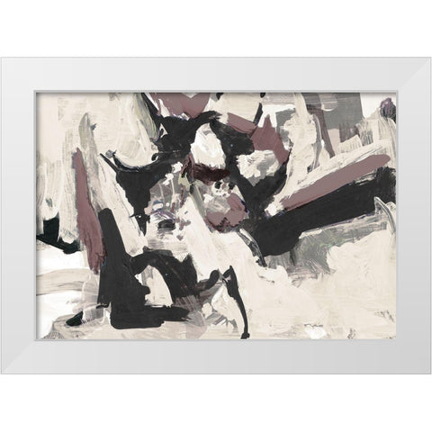 Dark Remembrance I White Modern Wood Framed Art Print by Slivka, Jane