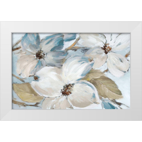 Neutral Silently Bloom II White Modern Wood Framed Art Print by Loreth, Lanie