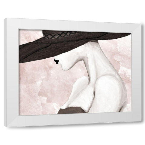 Trendy Lady White Modern Wood Framed Art Print by Ritter, Gina
