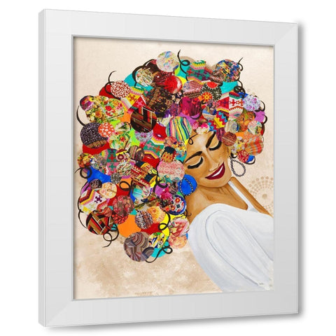 Radiant Queen White Modern Wood Framed Art Print by Ritter, Gina