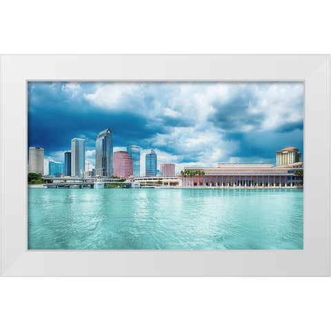 Crystal Clear White Modern Wood Framed Art Print by Bill Carson Photography
