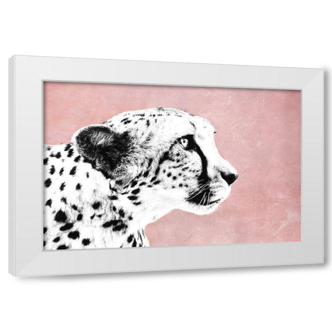 Wild White Modern Wood Framed Art Print by SD Graphics Studio