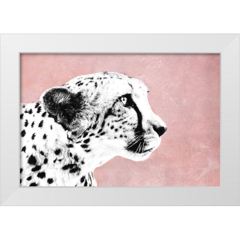 Wild White Modern Wood Framed Art Print by SD Graphics Studio