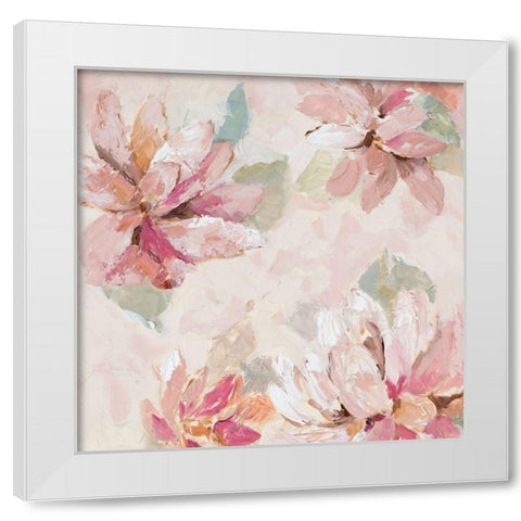Blushing Spring II White Modern Wood Framed Art Print by Loreth, Lanie