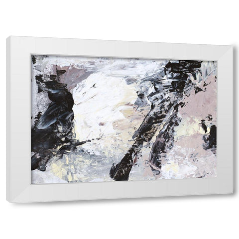 Sound of Movement White Modern Wood Framed Art Print by Loreth, Lanie