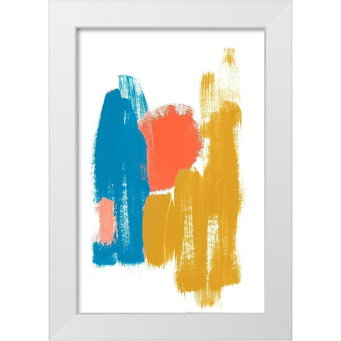 Colorful Mindful Art I White Modern Wood Framed Art Print by Bryant, Susan