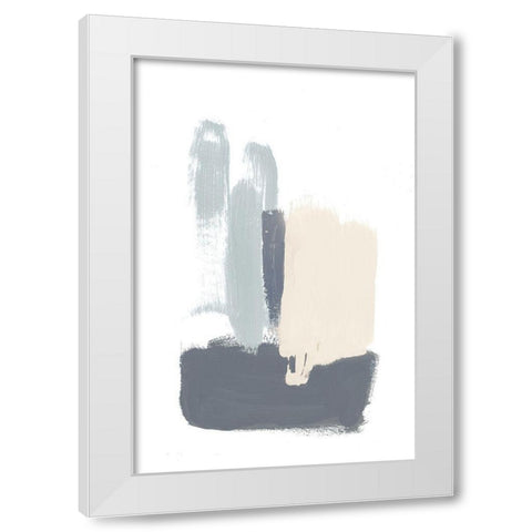 Mindful Muted I White Modern Wood Framed Art Print by Bryant, Susan