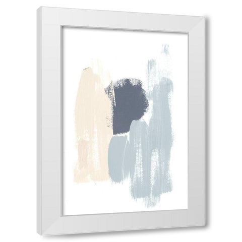 Mindful Muted II White Modern Wood Framed Art Print by Bryant, Susan
