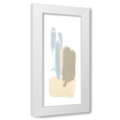 Soft Abstract Panel III White Modern Wood Framed Art Print by Bryant, Susan