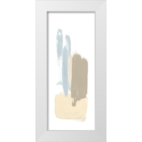 Soft Abstract Panel III White Modern Wood Framed Art Print by Bryant, Susan