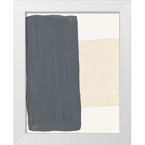 Mindful Neutrals I White Modern Wood Framed Art Print by Bryant, Susan