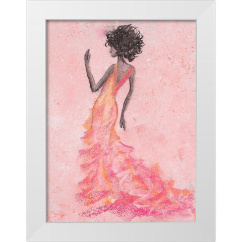 Xhose Woman in Pink White Modern Wood Framed Art Print by Ritter, Gina