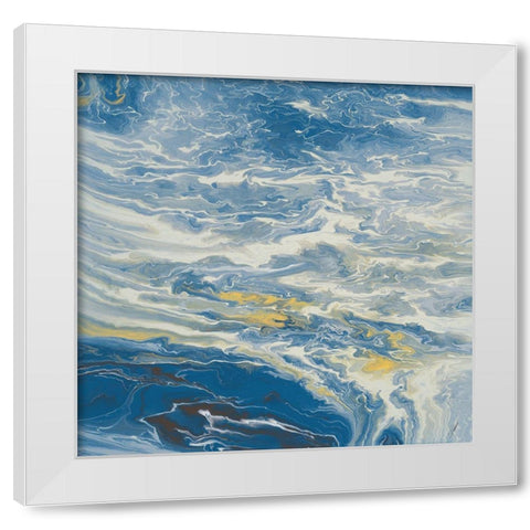 Cool Oasis White Modern Wood Framed Art Print by Gonzalez, Roberto