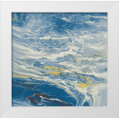 Cool Oasis White Modern Wood Framed Art Print by Gonzalez, Roberto