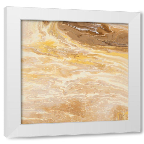 Oasis White Modern Wood Framed Art Print by Gonzalez, Roberto