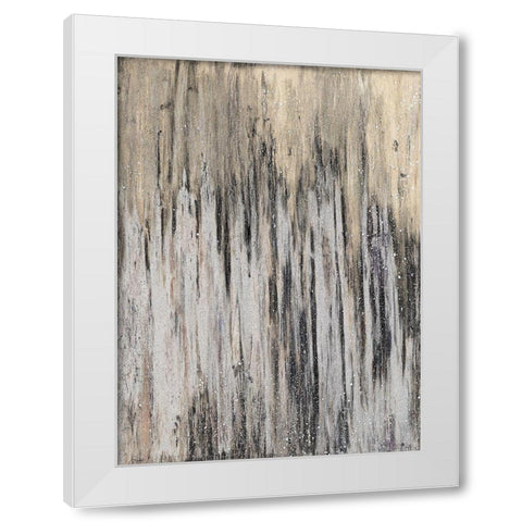 Downtown Blizzard I White Modern Wood Framed Art Print by Gonzalez, Roberto