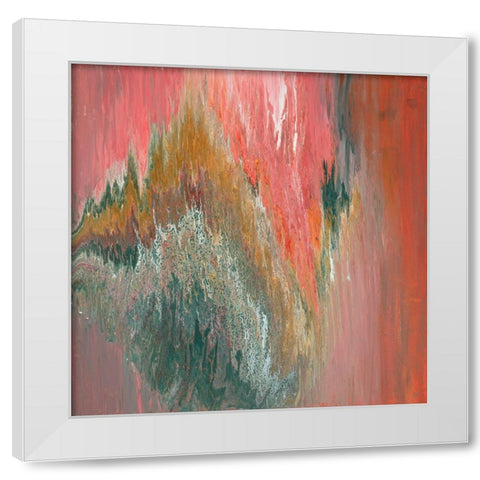Waters Edge White Modern Wood Framed Art Print by Gonzalez, Roberto